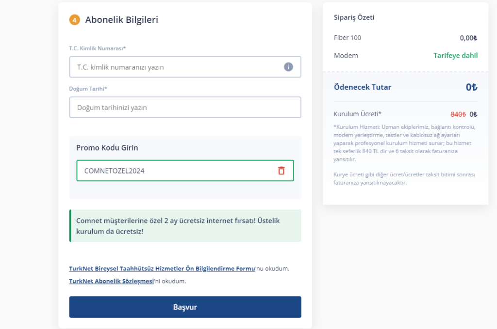 comnet turknet abonelik sayfasi | Comnet - TurkNet İş Birliği İle 2 Ay Bedava İnternet!