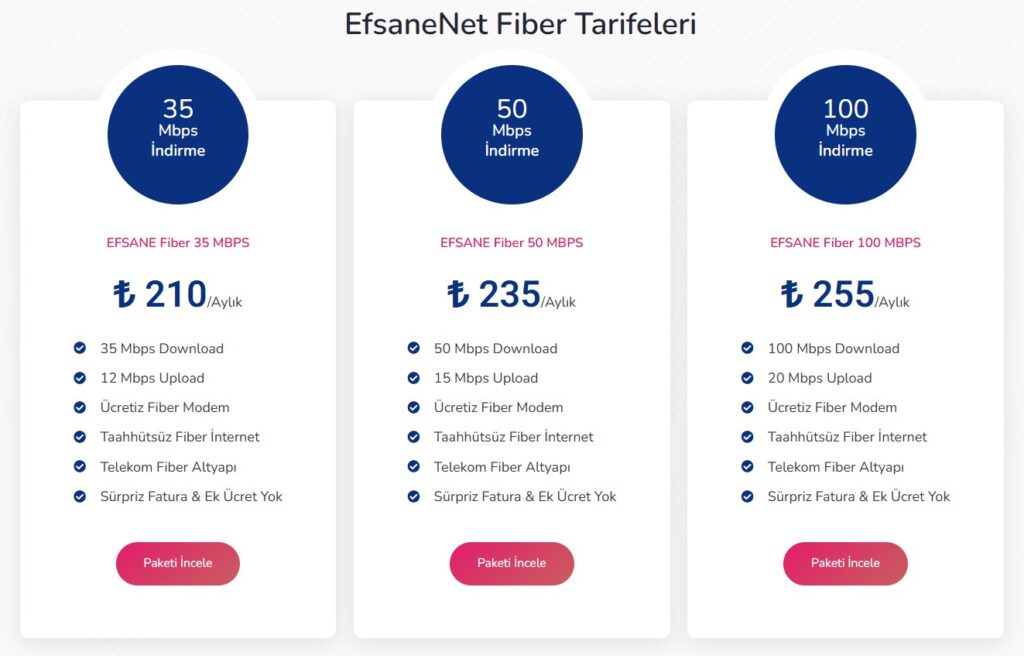 efsanenet fiber internet tarifeleri | EfsaneNet - En Uygun Fiyatlı İnternet